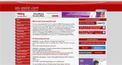 Desktop Screenshot of pa-assist.com